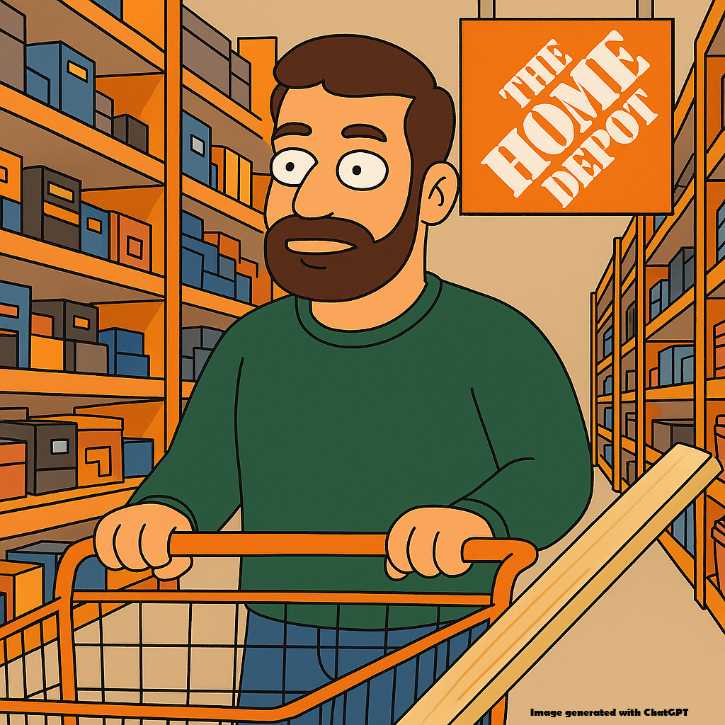 Shopping at home depot